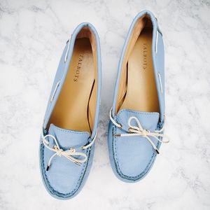 TALBOTS Light Blue Driving Loafer/Moccasin SZ 8.5